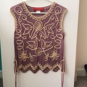Embroidered top
